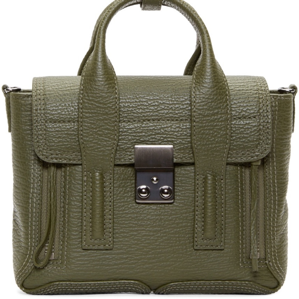 Phillip Lim crossbody bag in military green. Good condition.